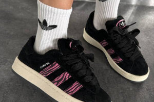 adidas campus black pink 