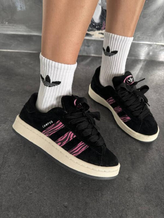 adidas campus black pink 